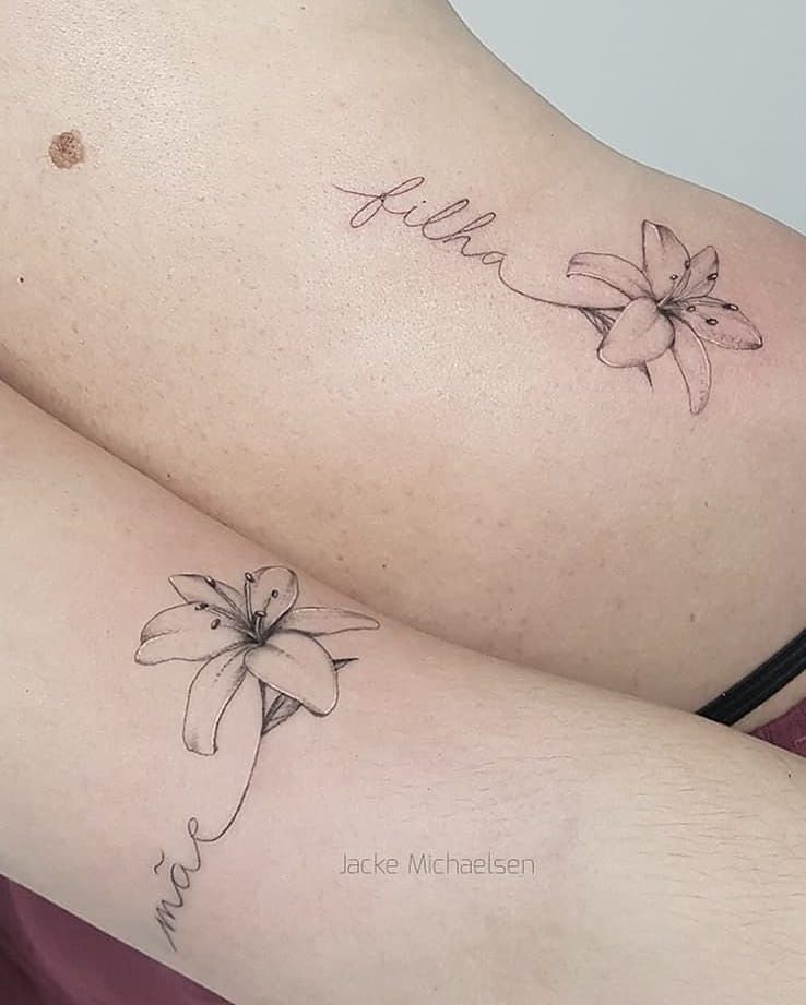 tatuagem para mãe e filho homem fazer juntos