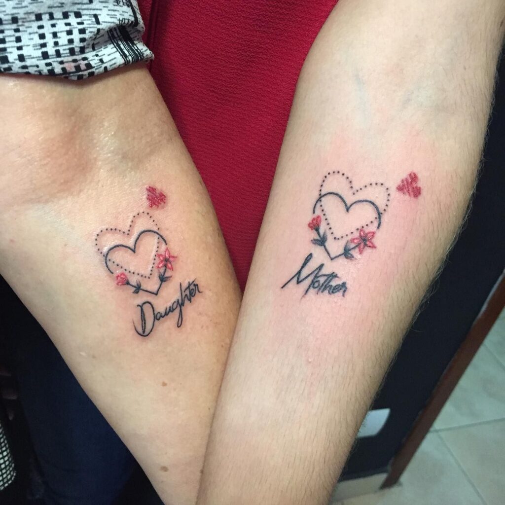 tatuagem para mãe e filho homem fazer juntos