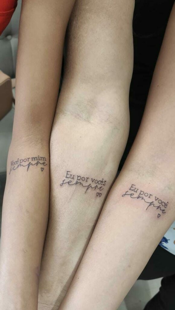 tatuagem para mãe e filho homem fazer juntos