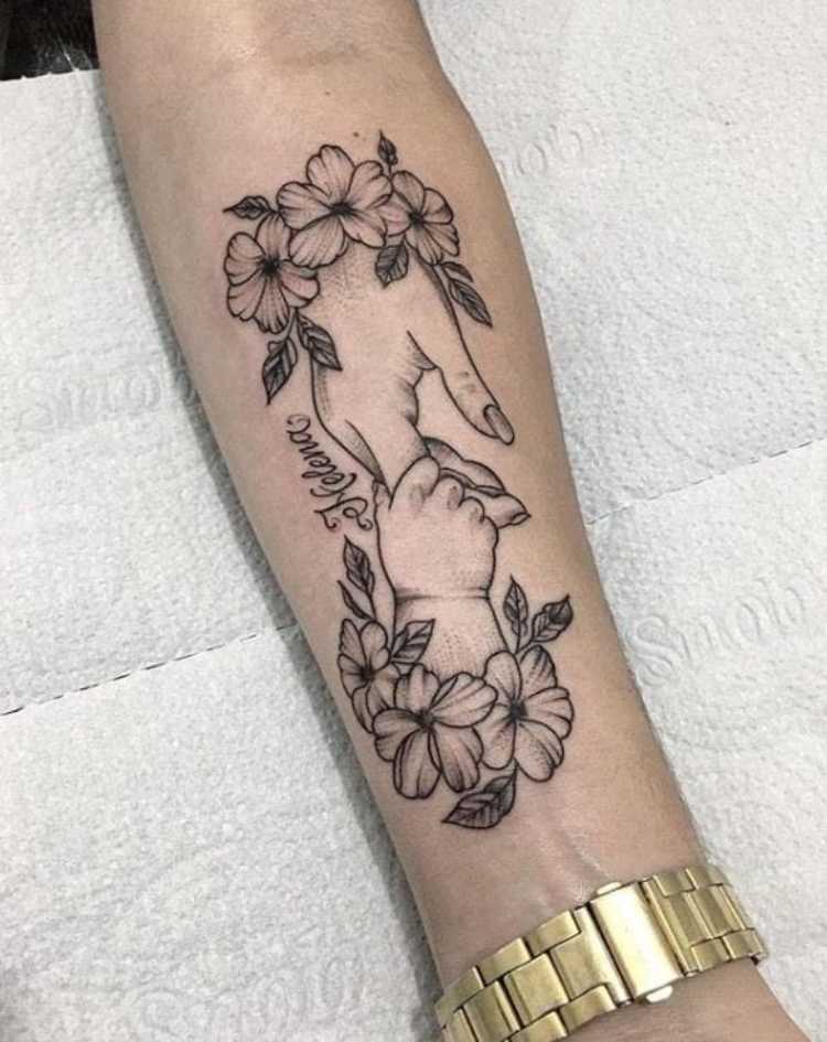 tatuagem para mãe e filho homem fazer juntos