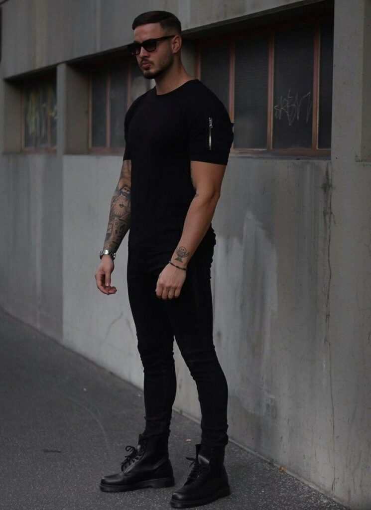 look all black masculino