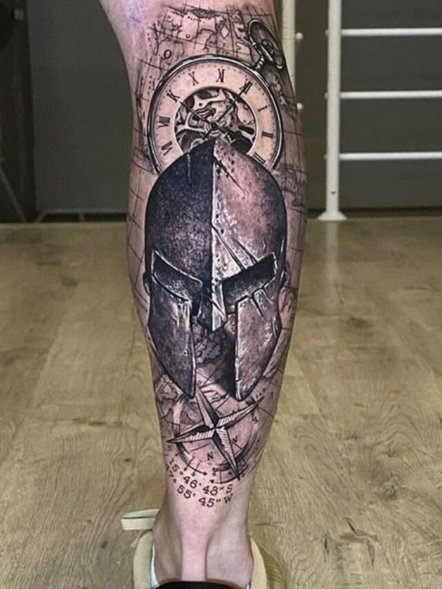 Tatuagem na panturrilha