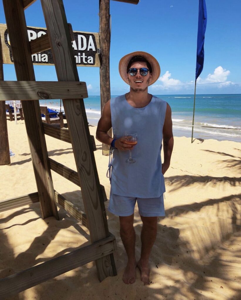 look masculino para praia