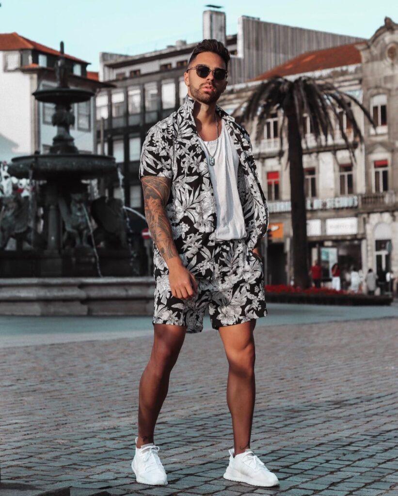 look masculino para praia