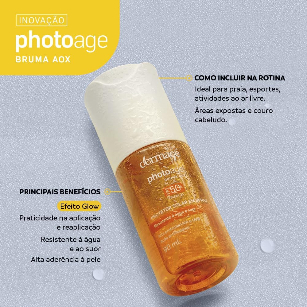 Protetor Solar Spray Dermage Photoage: