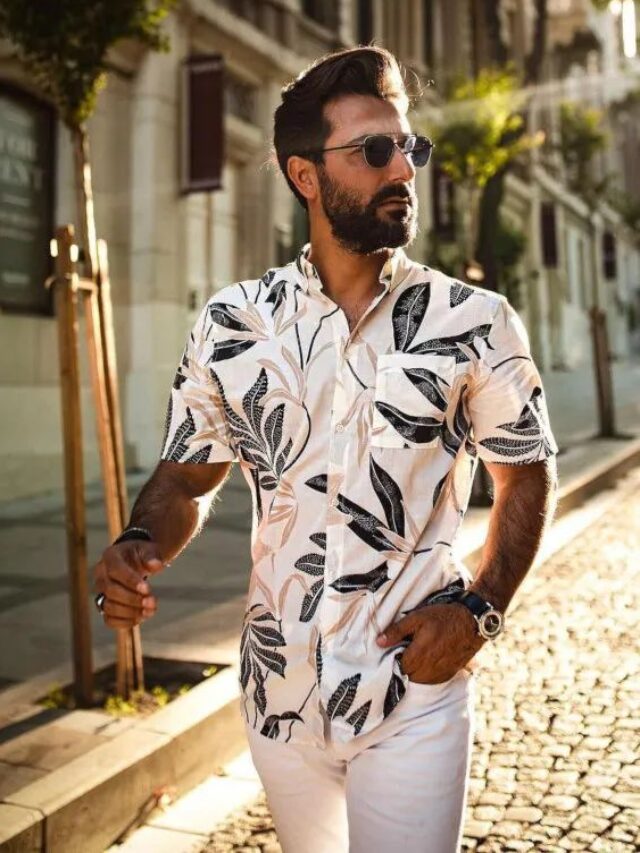 Como combinar camisas estampadas masculinas