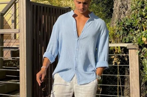 Camisa de Linho Masculina